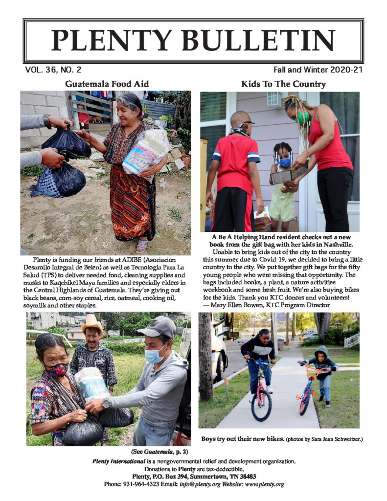 Elena Xoquic, Hilsia Zetino Payes, Jeffrey Keating, Mark Miller, Mary Ellen Bowen, Sara Jean Schweitzer, 2020, Belize, Guatemala, Pine Ridge, Puerto Rico, Books To Kids, Food Security, Kids to the Country, Plenty Belize