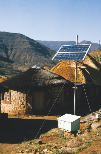 Mwana Bermudes, 1981, Lesotho, Solar Electricity
